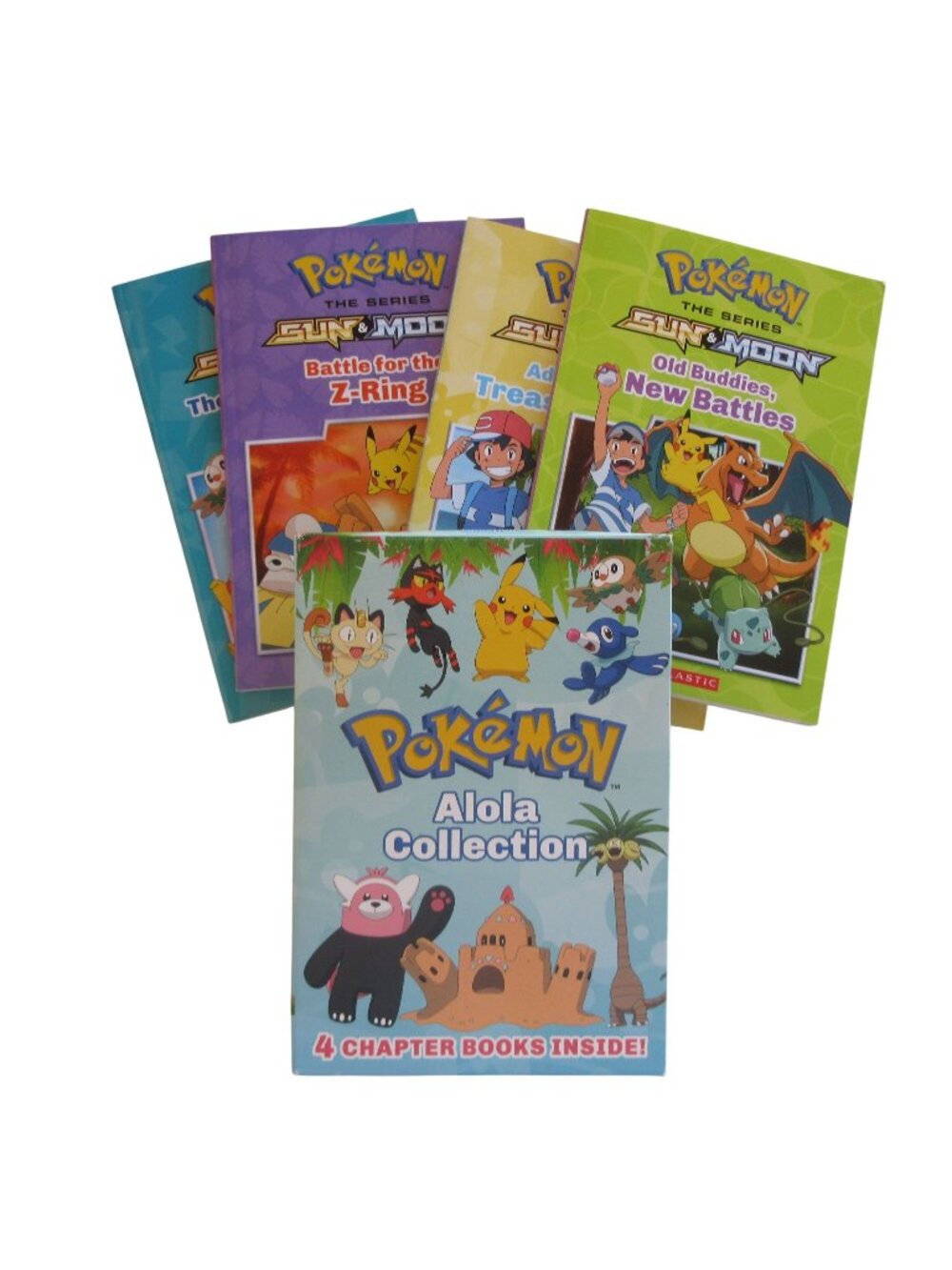 Alola Pokeman Chapter Book Collection by Jeanette Lane
